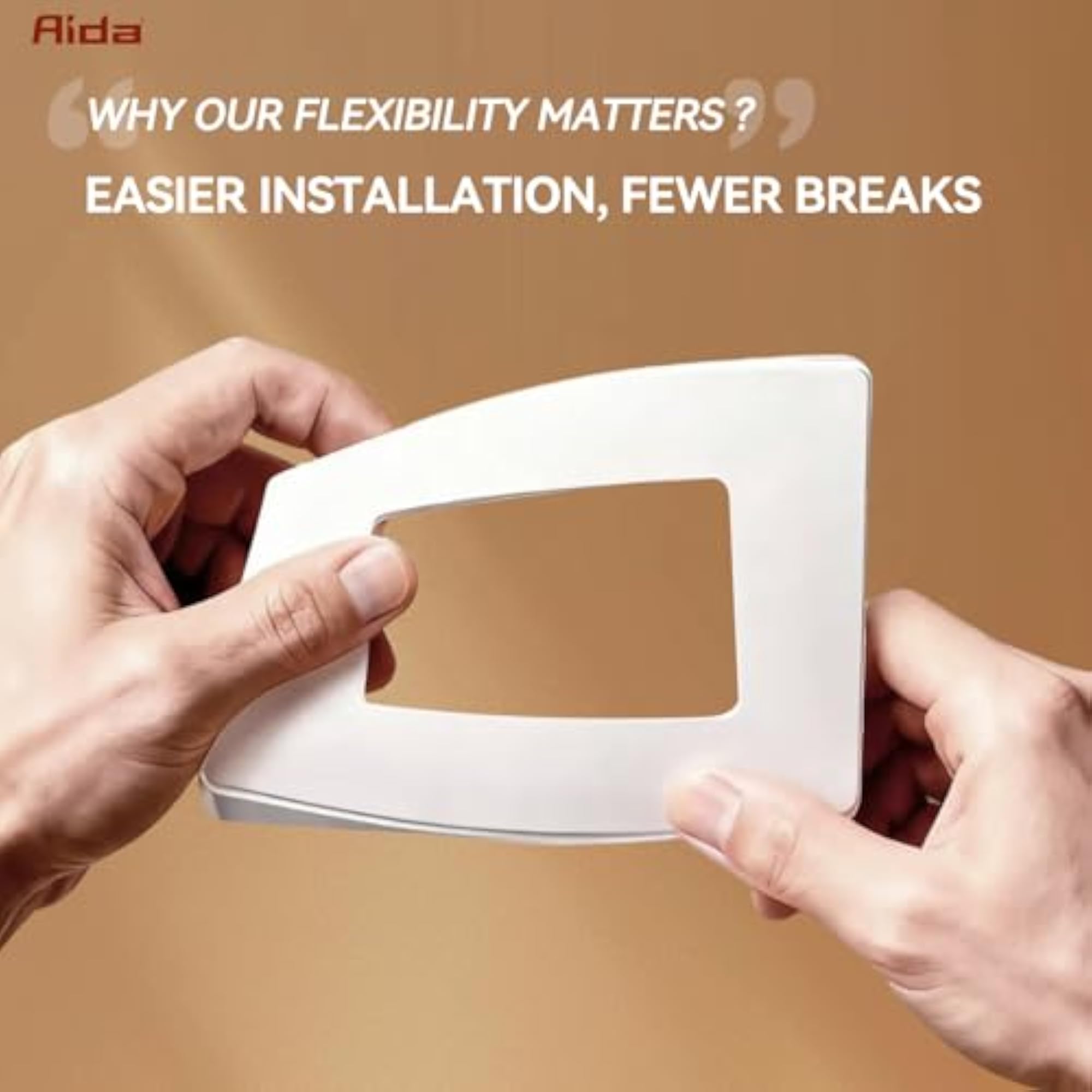 Screwless Decorator Wall Plates, Standard Size