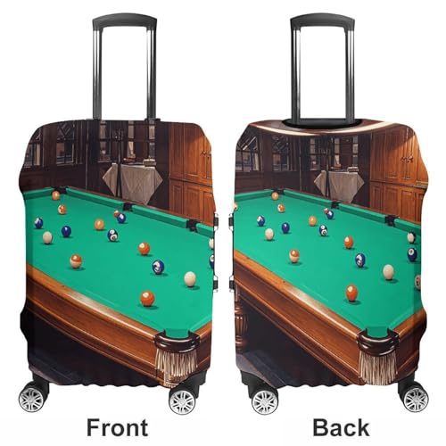 Travel Luggage Cover Elastic Suitcase Protector Anti-Scratch Washable Billiard Luggage Sleeve Tsa Approved Carry on Covers Baggage Cover Fits 18-32 Inch Luggages3
