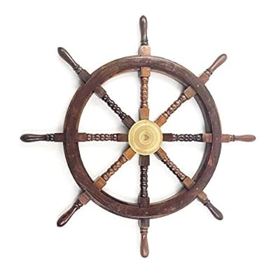 INDIA OVERSEAS TRADING CORP 36 inch Ship Wheel 41VLdYe6rBL. SS400