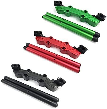 Lorababer Motorcycle Adjustable Handlebar Clip-On Fork Handlebar Separation Racer Handlebar For Kawasaki Ninja 650R 650L Er6F Er-6F 2006 2007 2008 2009 2010 2011 2012 2013 2014 2015 2016 (Red) #TOP10