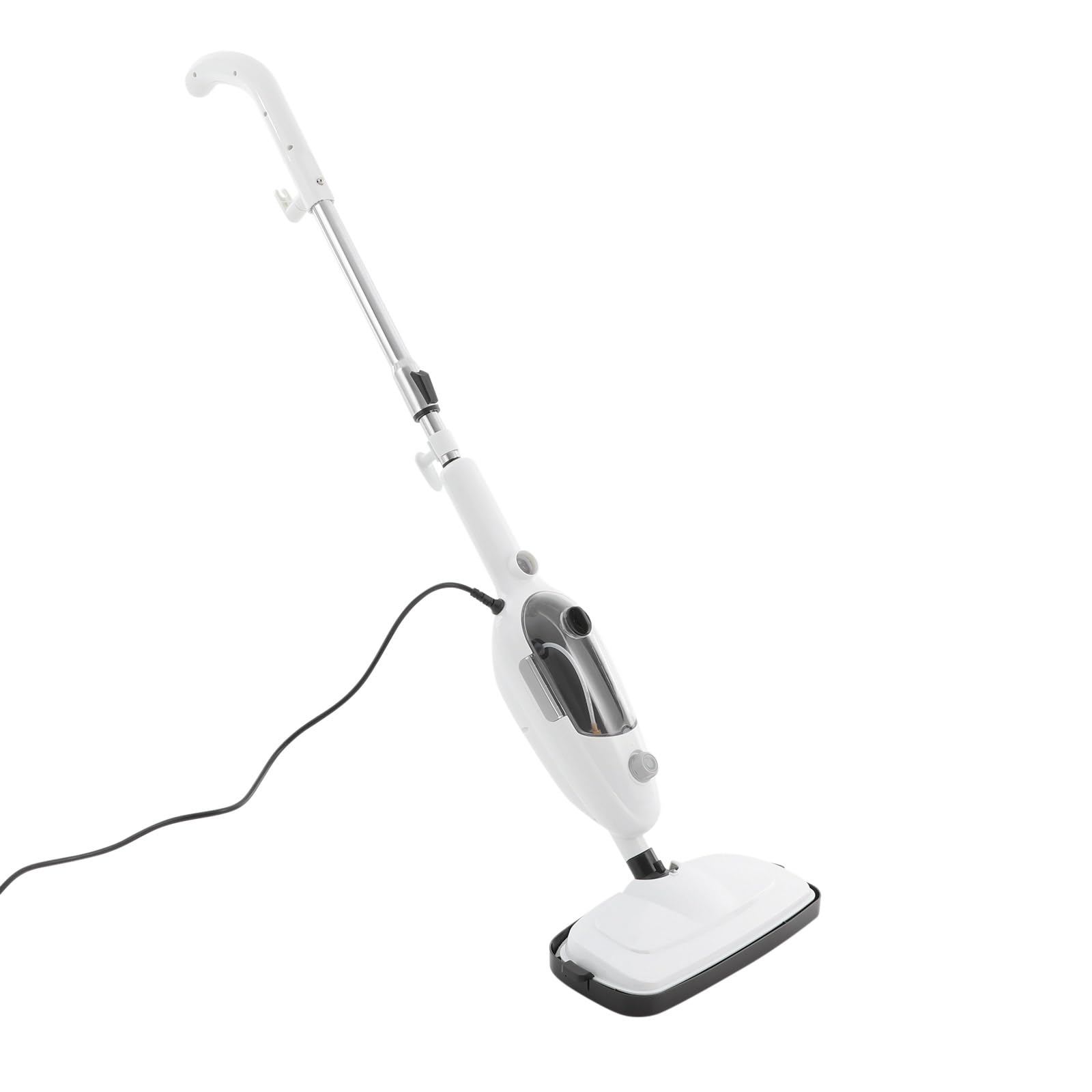 1300 W 220 V wielofunkcyjna myjka parowa, ręczna myjka parowa 100°C/212°F | Biały mop parowy do podłóg, płytek, dywanów, samochodów i łazienki, akcesoria do stacji parowych