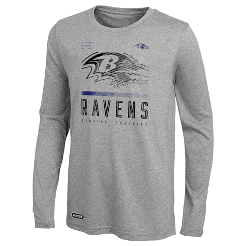 Outerstuff NFL Men's Red Zone Long Sleeve Performance T-Shirt Top