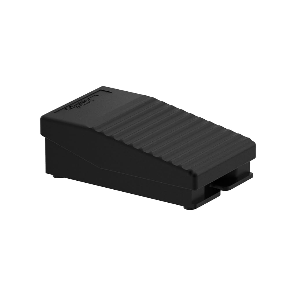Schneider Electric Preventa XPE, Single foot switch, plastic, black, without cover, 1 NO + 1 NC