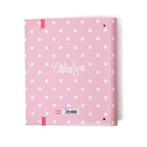 Grupo Erik Editores CAT0016: Carpeta 4 Anillas Troquelada Premium Carouge