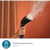 Philips Défroisseur à Main Série 7000 - Steamer 1500W, Vapeur 28g/min, Technologie OptimalTemp, Semelle Métal, Réservoir 100 & 200ml, prêt en 30 sec, Gants & Tapis, Léger 865g, Noir (STH7060/80