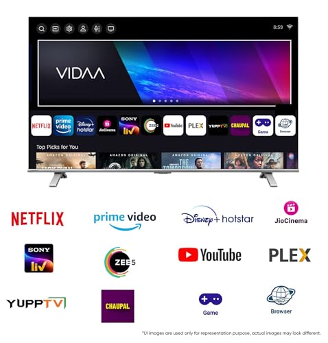 Image of Toshiba 108 cm (43 Inches) 4K Ultra HD Smart QLED TV | Dolby Atmos, HDR10+ | 24W Powerful Speakers | AI Sports Mode | REGZA Engine ZR | Voice Control | AI 4K Upscaling | VIDAA OS | 43M450RP (Black)
