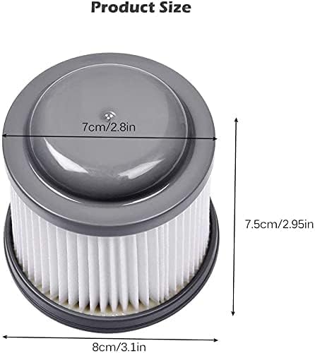 KEEPOW PVF110 Replacement Vacuum Filter for Black and Decker Handheld Pivot Vacuum BDH2000PL BDH2020FLFH PHV1410 PHV1810 PHV1210 BDH2020FL, Washable Hand Vac Filters, 2 Pack - Image 7