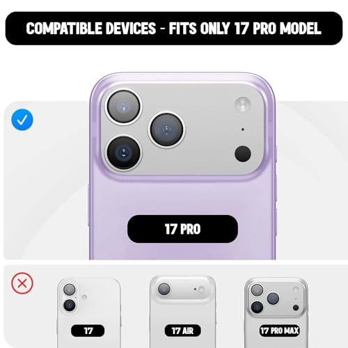 Image of Kratos Soft Silicone Case Cover Compatible with iPhone 17 Pro - Everyday Comfort Protection, Wireless Magnetic Charging Case with Raised Edge Camera & Screen Protection, Shock-Resistant Design
