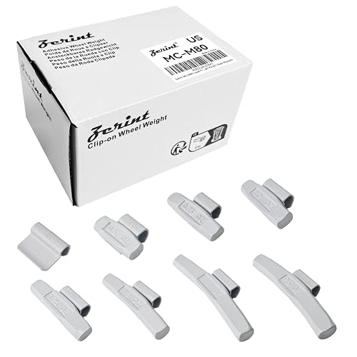 ZERINT MC-M80 Wheel Weight Kit MC Style 80pcs/kit, Grey 80pcs/kit:
