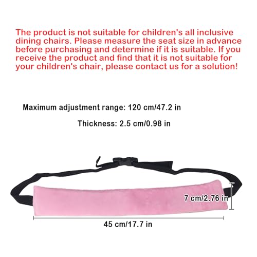 Image of High Chair Straps, Universal Baby Safety Strap, Highchair Harness for Infant&Toddler's(Pink)