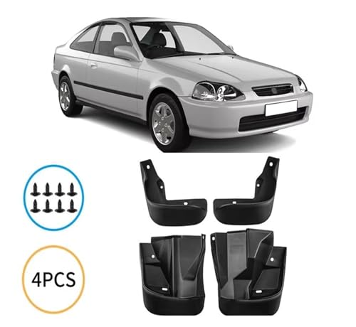 Bavettes Honda Civic berline protégeant les bas de caisse 96-00 - 5