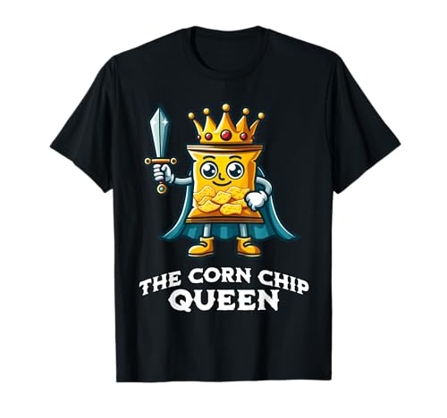 Lustiges Snack-Food von Corn Chip King T-Shirt