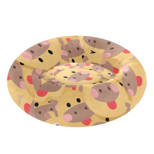 Lit antidérapant chat petite taille panier motif vache S - 2