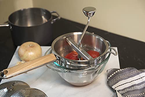 Rsvp International Endurance Kitchen Tool Collection Stainless Steel Food Mill, 7.75" Diameter #TOP3