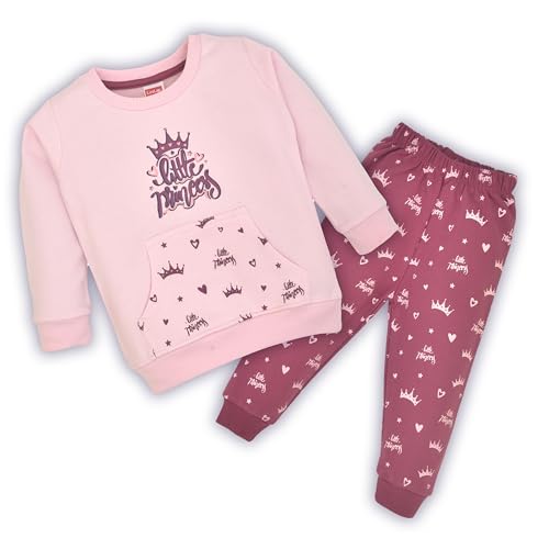LuvLap Girls Full Sleeve Girls Sweatshirt & Pyjama Set PO1