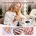 CkeyiN Pro Elektrische Nagelfräser Professionelle 35000RPM,Wiederaufladbare Elektrische Nagelfeile 7 in 1,mit LCD-Display Nagelfräser für Gelnägel Acrylnägel,Maniküre Pediküre Set,für Salon