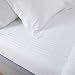 Scala Hotel Collection - 800 Thread Count 2 PC King Size White Stripe Pillow Cases