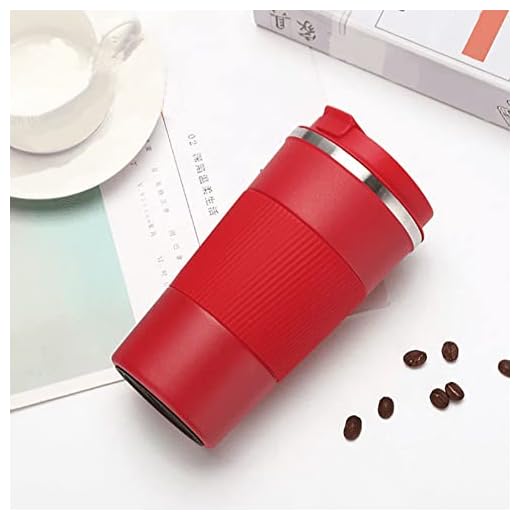 Copo Para Cerveja Térmico Em Aço Inox 510ml Vacuum Com Tampa Cor:Vermelho