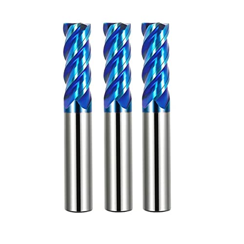 Fraiseur carbure de bout 1-12mm 4 flûtes HRC60 pour machine outil CNC