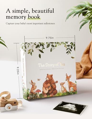 Keepsake Baby Memory Book, First 5 Years Milestone Scrapbook, 160 Pages — view 7