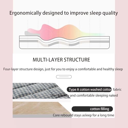 Matelas futon Queen Size pliable pour dortoir et camping - 4