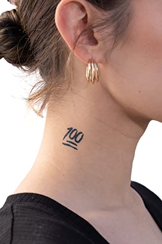 Thug Ink Temporary Tattoos - Volume I - 10 Temporary Tattoos ~ Face Tattoos ~ Teardrop, Cross, Praying Hands, Etc. ~ Thug Life ~ Fake Tattoos ~ Water-Transfer Tattoos #TOP4