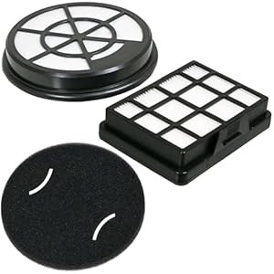 SPARES2GO Sekundär-Schaumstoff-HEPA-F... für AmazonBasics VCS35B15KC-70EUK ‎15KC-71EU4 beutelloser Zylinderstaubsauger 1,5 l 700 W