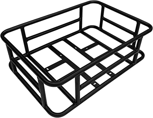 Jasion Bike Basket Front Bag Cargo Rack for Adult Bikes, Detachable Storage Bicycle Basket with Large Capacity Cargo Rack for Pet, Commuting, Shopping, Camping and Ourdoors, Easy to Install