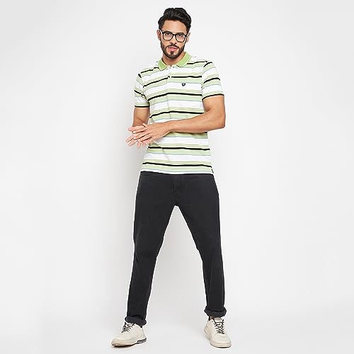 Image of Duke Stardust Men Polo Neck Half Sleeve Cotton T-Shirt (LF7047 Pista S)