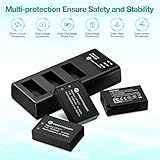 FirstPower LP-E17 Battery and Triple Slot Charger for Canon EOS R8, R10, R50, EOS RP, Rebel T8i, T7i, T6i, T6s, SL2, SL3, EOS M3, M5, M6, 77D, 200D, 750D, 760D, 800D, 8000D Camera - Image 7