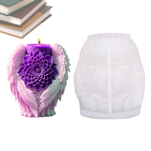 Candle Molds - Angel Wings Wax Molds for Candle Making - Epoxy Resin Casting Crafting Tools, Art Tools for Beginners Home Decor Soap Chocolate Cake Art Projects