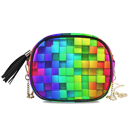 Preisvergleich Produktbild XiangHeFu Karteninhaber Damen große Kapazität Geldbörse Handytasche Münzkassette Brieftasche Stilvolle Regenbogenboxen