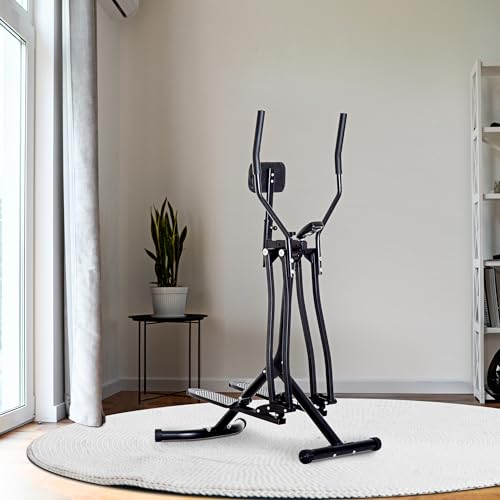 HOMCOM Air Walker with LCD Monitor, Elliptical Trainer for Aerobic Exercise, Cross Trainers Exercise Machines for Home, 110kg Capacity, 96 x 60 x 152cm - Image 3