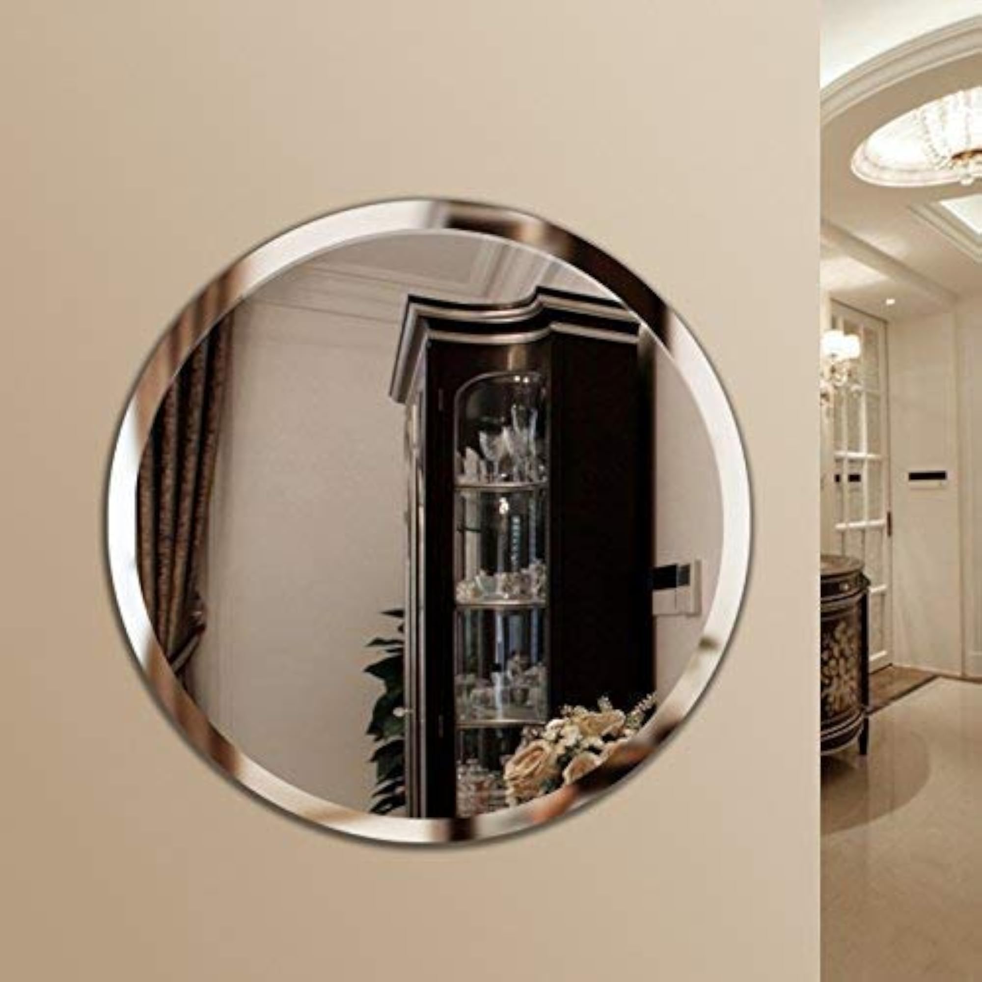 Decorative Round Mirror for Bathroom Wall