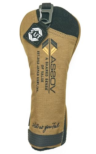 AS2OV �A�b�\�u CORDURA FINE TEX UTILITY COVER GOLF SERIES ���[�e�B���e�B�p �w�b�h�J�o�[ �S���t�V���[�Y (CAMEL)