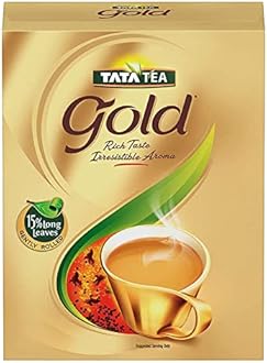 Tata Tea Gold | Assam teas with Gently Rolled Aromatic Long Leaves | Rich & Aromatic Chai | Black Tea | 100g