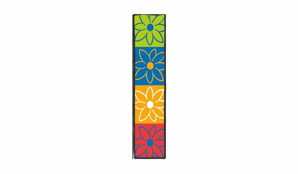 Mahal Creation PVC Printed LED TV Cover 32 Inch, Waterproof and Dustproof Cover (Multi Flower) 3