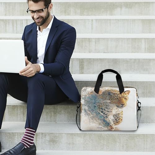 Maletín portátil para laptop 15.6 pulgadas con asa y correa miniatura 3