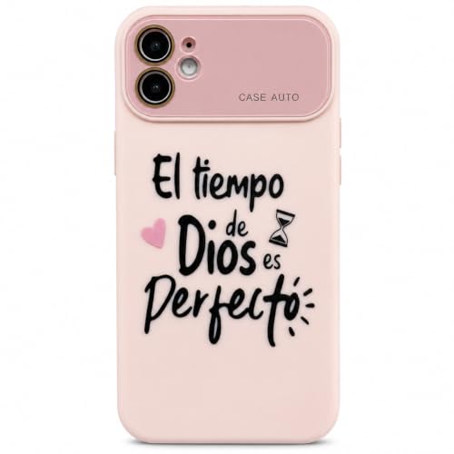 EKELYVIA for iPhone 17 Pro Max Case God's Timing is Perfect Spanish Bible Verse Phone Case, Full Camera Lens Protection, Shockproof Drop Resistant Durable Cover (Pink, iPhone 11) by EKELYVIA - Used condition - Image 6