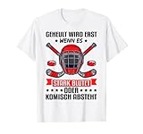 Eishockey - Geheult wird erst wenn es stark blutet T-Shirt