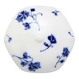 有田焼 排水口カバー 磁器製 花ちるさと 花柄