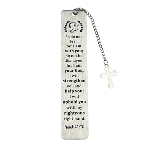 Bible Bookmarks Book Markers, Metal Christian Bookmark Gift Accessories (Isaiak