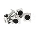 uxcell Metal Audio XLR 3 Pin Female Chassis Panel Mount Socket Connector 5 Pcs Silver Tone