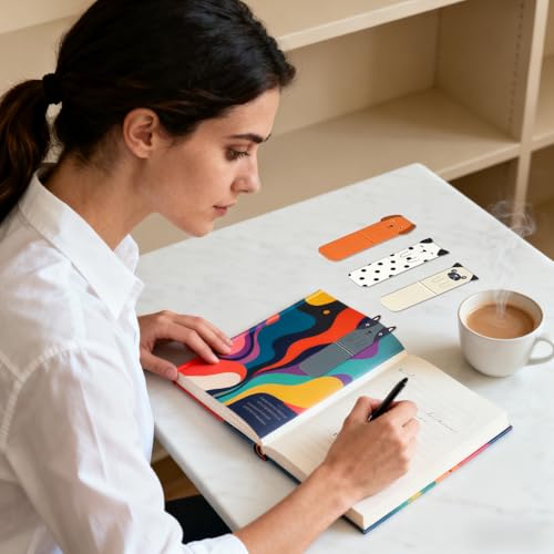 8 Stück Magnetische Lesezeichen - Cartoon Design, Buchseitenhalter für Schüler, Perfekt für Buchliebhaber, Geeignet für Männer und Frauen, Ideal für Schule, Zuhause und Büro