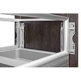 Rev-A-Shelf - 5149-1527DM-217 - Podwójny 27Qt. Wysuwany pojemnik na odpady ze szczotkowanego aluminium i srebra z Rev-A-Motion