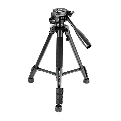 Tripé Profissional para Câmera Kingjoy VT-860 com Cabeça Bidirecional - 1,44m
