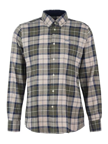 Image of Barbour Fortrose Tailored Check Men's Green Shirt, green, S