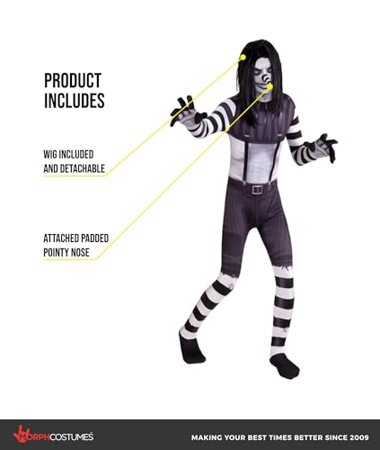 Morphsuits Creepy Clown Disfraz Infantil Talla M miniatura 2