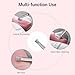 MelodySusie 6.7mm Inverted Tapered Cuticle Clean Nail Drill Bit 3/32'', Professional Safety Carbide Diamond Under Nail Cleaner for Cuticle Dead Skin Nail Prepare, Beginners Bits, Series Bit-S, Fine