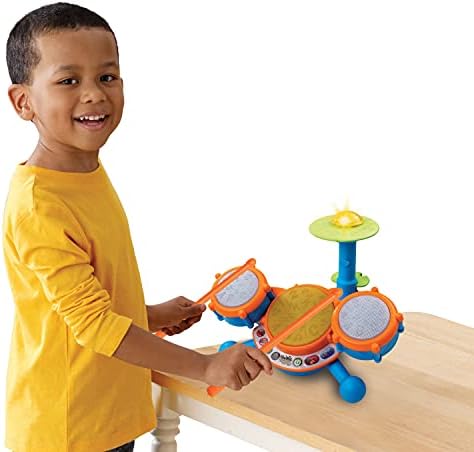 VTech KidiBeats Drum Set (Frustration Free Packaging), Orange - 4